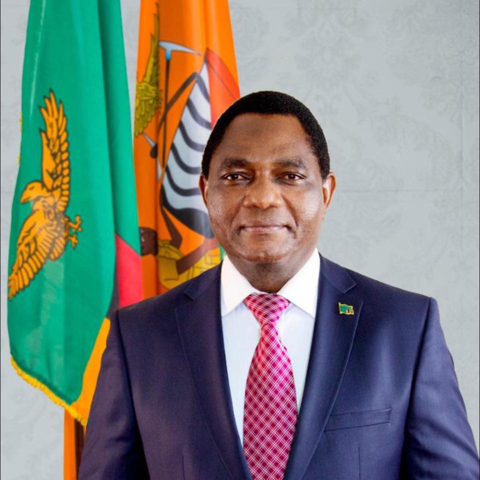 H.E Hakainde Hichilema President of the Republic of Zambia